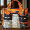 2026 Nueva Serie Transfronteriza de Gatos Estampado Digital Bolso de Hombro Acolchado de Moda