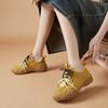 Zapatos de verano para mujer, transpirables, informales, de malla universitaria, con suela gruesa, estilo retro, a la moda, envío directo