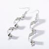 B101 Personalidad Europea y Americana Geometría Espiral Versátil Mate Pendientes AliExpress wish Pendientes Mate Explosivos Pendientes Pendientes