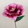 Accesorio para el cabello único y exquisito de flor de peonía artificial, tocado de estilo antiguo, arreglo de flores de seda artificial, accesorio de decoración para el hogar de arte floral