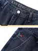Calça jeans masculina, nova coleção primavera/outono 2026, corte reto slim-fit, acabamento lavado, adequada para uso profissional, disponível em tamanhos grandes