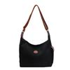 Bolsa de Nylon Casual Transfronteiriça para Mulheres Outono e Inverno 2024 Nova Grande Capacidade Simples Versátil Bolsa de Ombro Único Transversal
