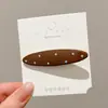 Presilha de cabelo doce e estilosa para mulheres, única e de alto valor, acessório de cabelo simples e sofisticado para franja