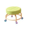 Taburete Pequeño con Ruedas Universales Dopamina para el Hogar, Taburete Bajo con Ruedas, Taburete de Tabla para Niños, Silla Pequeña Móvil, Taburete para Sofá de Sala de Estar