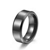 Anillo Brillante de Acero de Tungsteno Estilo Europeo y Americano Neutro, Anillos Sencillos y de Alta Gama para Parejas, Tungsteno Dorado, Joyería Resistente a los Arañazos y que No se Desvanece