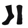 Calcetines de Color Sólido a Media Pantorrilla Personalizados, Calcetines Deportivos de Algodón Puro Absorbentes del Sudor y Transpirables para Hombre, Calcetines para Hombre con Suela de Toalla Engrosada al por Mayor