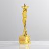 Trofeo de Cristal de Resina Creativa Premios de Producción Más Vendidos Premios de Competición Deportiva Recuerdos de Reunión Anual de Empresa Chapado en Oro