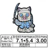 Alta calidad Ghost Blade Personaje de dibujos animados japonés Bordado de personaje de dibujos animados Pegatinas de tela para ropa Parche caliente de AliExpress