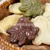 Cortadores de Biscoito de Madeira Transfronteiriços Carimbo de Madeira de Faia de Natal Ferramentas para Assar Biscoitos em Formato de Flor Coração Dia dos Namorados