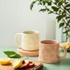 Caneca de Café da Manhã Creme Personalizada, Cerâmica Doméstica de Grande Capacidade, Caneca, Xícara de Café Feminina, Copo de Água, Presente Corporativo