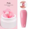Pegamento de extensión para uñas artísticas de 15 ml, sólido, no pegajoso, para esculpir a mano, modelar, soporte sin papel, extensión rápida, parche para uñas en stock