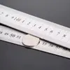 Regla de Acero Multifuncional Regla de Acero Engrosada Regla de Acero Inoxidable para Enseñar a Estudiantes en el Aula Herramienta de Medición para Dibujo Regla de Hierro