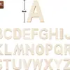 Adornos Alfanuméricos Ingleses de Madera al por Mayor Artesanías de Madera DIY Letra Decoración Creativa Ventas Directas de Fábrica