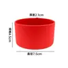 Copo de Água Capa Antiderrapante Capa Inferior de Borracha Copo de Vidro Isolamento Capa de Silicone Transfronteiriça 7,5cm9cm Capa de Copo de Silicone Universal