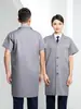 Bata de alta calidad ropa de trabajo resistente al desgaste manejo ropa de protección laboral resistente a las manchas overoles ropa de taller fábrica impresión personalizada logo