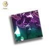Placa decorativa decorativa de aço inoxidável com padrão de escamas de dragão/padrão de diamante/padrão de quatro estrelas, relevo em aço inoxidável, estéreo 3D côncavo e convexo
