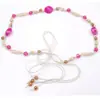 Cinturón Tejido de Cuerda de Cera Estilo Bohemio para Mujer Cinturón Tejido para Mujer Estilo Étnico Tejido con Conchas 06