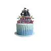 Amazon Barco Pirata Tema Náutico Fiesta de Cumpleaños Decoración Bandera Globo Decoración para Pastel Conjunto de Arreglo