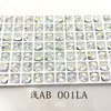 Uñas de celebridad de internet Shi Yue punta inferior diamante ocho grandes ocho pequeños diamantes 33 facetas tridimensionales apiladas joyas de diamante para uñas coloridas full diamond
