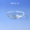 Prato de Sabor de Cristal, Prato de Vidro, Prato de Vinagre, Saboneteira, Tigela Pequena, Copo de Água, Copo de Cristal para Nail Art, Tigela de Copo de Óleo Essencial Essencial para Salão de Beleza