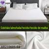 Anran Tecido Tricotado Simples Branco Pequenas Grelhas Tecido de Colchão Elegante Tecido Jacquard de Poliéster Total Felpudo Tecido para Capa de Sofá