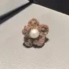 Nueva Flor Pequeña de Perla de Lana para Zapato Flor de Zapato Sensación de Alta Gama Hebilla de Cordón Color Caramelo Hebilla Decorativa para Zapatos Deportivos de Senderismo