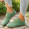 Zapatos de Mujer de Talla Grande Estilo Europeo y Americano Nuevos para la Primavera 2026, Zapatos Casuales Planos Ligeros y Cómodos, Zapatos de Mujer Versátiles con Cordones