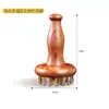 Cepillo Meridiano de Anillo para Dedo con Mango Largo de Madera de Latón Masajeador Abdominal Frotamiento Cinturón Meridiano de la Vesícula Biliar Drenaje de Pulso Fabricante de Cepillo Meridiano Multifuncional