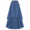 Código europeo transfronterizo de talla grande Explosiones de comercio exterior Falda estilo victoriano gótico retro para mujer Falda renacentista