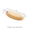 Cepillo de zapatos de piel suave de madera maciza para lavar zapatos, no daña los zapatos, cepillo de zapatos doméstico, cepillo de ropa multifuncional, artefacto especial para zapatos
