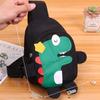 ¡Wow! Bolsas Personalizadas para Niños al por Mayor Caricatura Pequeño Dinosaurio Bolso Cruzado de Moda para Niñas Bolso de Lona para Niños