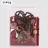 Bolsa de Almacenamiento Transparente de PVC Antioxidation para Joyería Bolsas Selladas Espesadas para Aretes Joyería Pulsera con Cierre