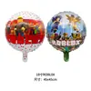 Atravesse Meu Mundo Steve Pixel Boy Balão de Filme de Alumínio Cena de Festa de Aniversário Balão de Filme de Alumínio Decorativo