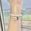 Pulseira Popular Chiikawa do Xiaohongshu Ji Xiaoba Desenho Animado Fofo Melhor Amiga Par Feminino Estudante Presente de Aniversário
