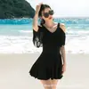 Traje de Baño de Dos Piezas para Mujer, Conservador, Adelgazante, Cubre el Cuerpo, Adecuado para Chicas Ligeramente Gorditas, Estilo de Alta Gama, Nuevo Modelo 2026, Tallas Grandes para Mujeres Curvilíneas, Adecuado para Aguas Termales