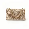 Nuevo bolso de noche de perlas transfronterizo, moda europea y americana, bolso de hombro con cadena de alta gama, elegante bolso de fiesta para dama