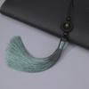 Anillo Borla Gradiente Borla DIY Hecho a Mano Estilo Nacional Dinastía Han Solapa Presionada Borla Colgante Abanico Plegable Colgante para Bolso de Hombro Accesorios Borla