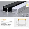 Canal de Aluminio para Luz Lineal LED al por Mayor del Fabricante, Luz Lineal con Borde, Canal de Luz de Aleación de Aluminio, Perfil de Canal de Aluminio para Luz Lineal