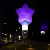 Venta al por mayor de fábrica LED estrella de cinco puntas barra fluorescente barra luminosa estrella barra intermitente apoyo para conciertos LOGO de producción
