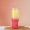 Hervidor de agua portátil para deportes al aire libre con asa de gran capacidad de 30 oz, taza con aislamiento al vacío de acero inoxidable 304