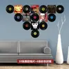Pôster de Disco de Vinil Decoração de Parede Estilo Industrial Loja Retro Bar Café Decoração de Parede de Fundo com Personalidade