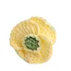 Regalo del Día del Maestro Flor Artificial de Amapola Hilo Crochet Ramo Adorno Venta al por Mayor Flor de Hilo Tejido Flor Artificial