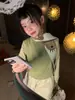 Colete Suéter Feminino Hua Yu Xun 2026 Outono Estilo Coreano Colete de Tricô Texturizado Simples em Camadas Sem Mangas Infantil