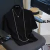 100% Lã Penteada Sem Costura Peça Única Gola Alta Curta Manga Curta Malha Camada Base Feminino Look Emagrecedor Top Primavera 909g