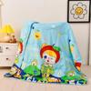 Colcha de Verão para Jardim de Infância Conjunto de Três Peças Lavada de Verão Desenho Animado Infantil Colcha de Verão Colcha de Verão Colcha de Sesta para Bebê de Verão Colcha com Ar Condicionado Colcha Fresca de Verão