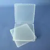 Caixa Plástica Transparente Quadrada Alta 18mm Transfronteiriça Vazia Caixa de Embalagem para Acessórios e Peças de Equipamentos de Pesca Caixa de Armazenamento Portátil Atacado