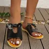 Pantuflas Planas para Mujer de Talla Grande para Usar al Aire Libre Nuevo Modelo 2024 Punta Redonda con Moño Slip-On Zapatos Perezosos