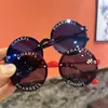 Óculos de Sol Infantis Redondos com Letras Moda Anti-UV Óculos para Meninos e Meninas Óculos de Sol Tendência Estilo Coreano