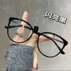 Armazón de Gafas Súper Ligero Retro Estampado de Leopardo Ojo de Gato para Mujer Miopía Se Puede Montar con Graduación Cara Cuadrada Redonda Cara Lisa Ovalada Montura de Ojo Carey