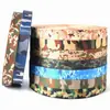 Fabricante Personalizado com Impressão Digital em Fita de Camuflagem, Múltiplas Cores Disponíveis, Cinto Personalizado com Impressão por Sublimação com Desenhos e Amostras